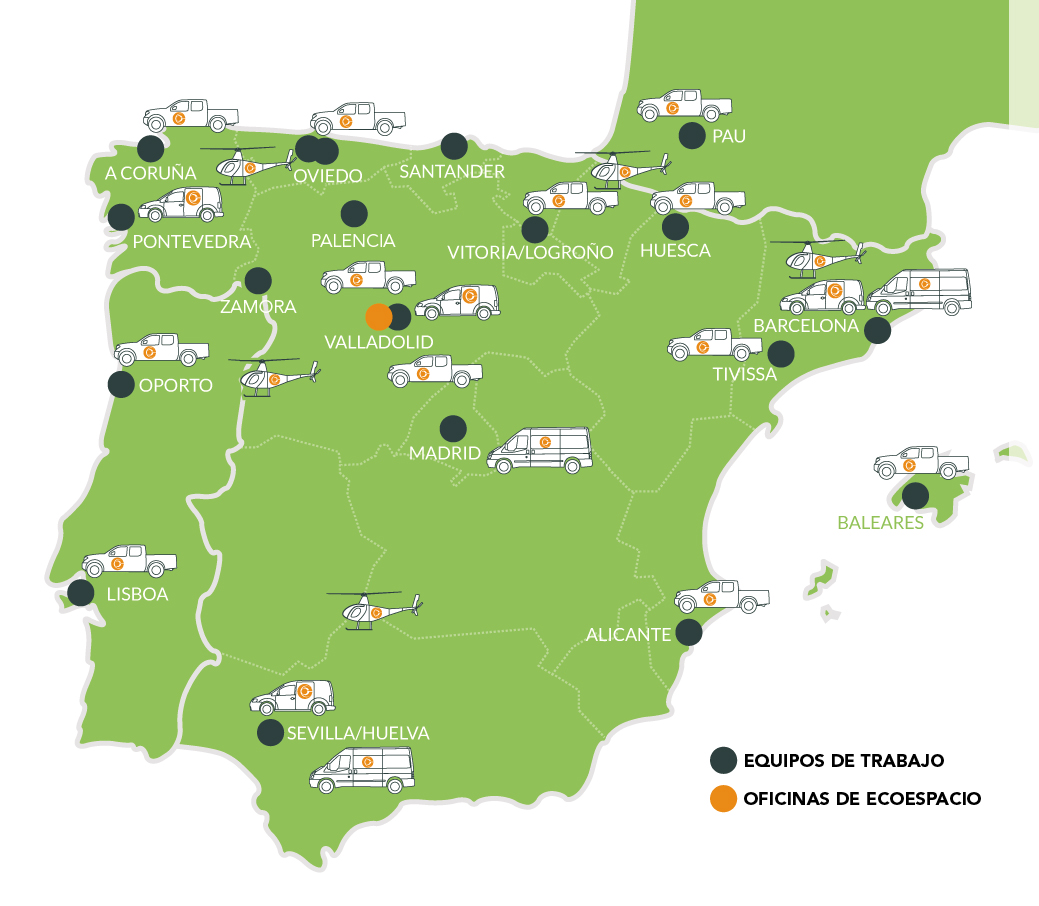 Mapa De Oficinas Y Puntos De Trabajo Ecoespacio